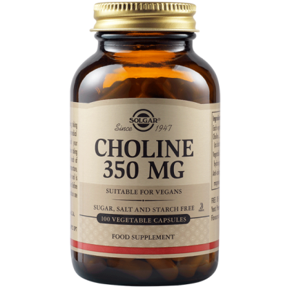 Solgar Choline 350 мг 100 Веган Капсули
