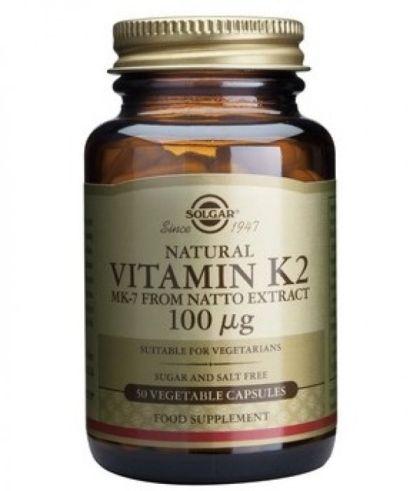 Solgar Vitamin К2 MK7 100 мкг 50 Веган Капсули
