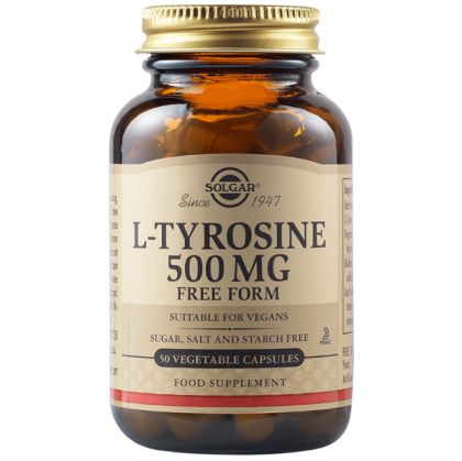 Solgar L Tyrosine 500 мг 50 Веган Капсули