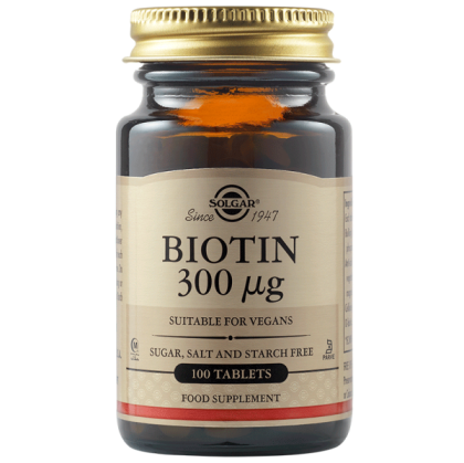 Solgar Biotin 300 мкг 100 Веган Капсули