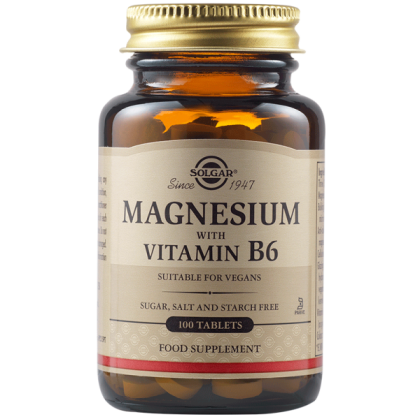 Solgar Magnesium With Vitamin B6 100 Таблетки