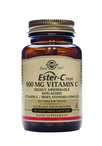 Solgar Ester C Plus 500 мг 50 Веган Капсули