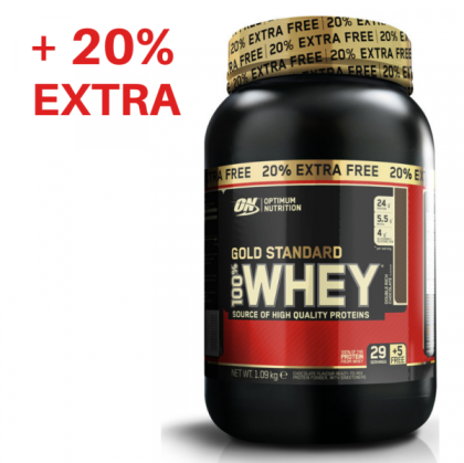 Optimum Nutrition 20 % Extra 100% Whey Gold Standard 908 г