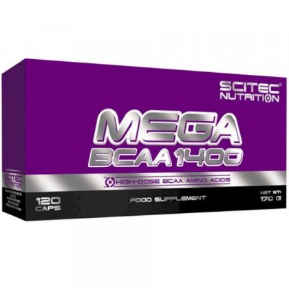 Scitec Nutrition Scitec Mega BCAA 1400 120 Капсули