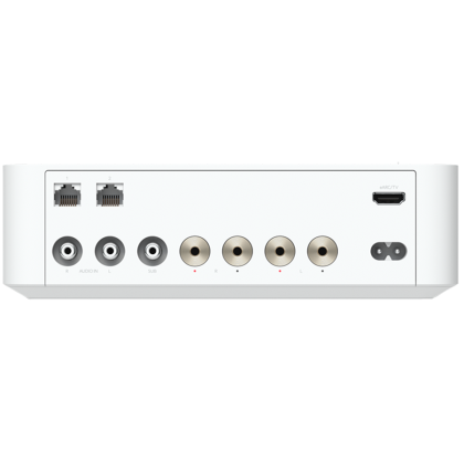 Ubiquiti UPL-Amp-W-EU Premium speaker amplifier designed for high-fidelity multi-zone audio streaming and immersive spatial sound experiences, 130 watts per channel at 8 ohms, 2x speaker terminal outputs with (2) custom-designed banana plugs include