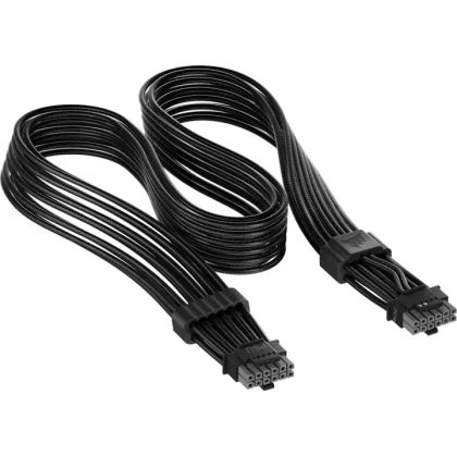 Кабел за видеокарта Corsair ThermalProtect Universal PCIe 5.1 600W 12V-2x6 - Черен