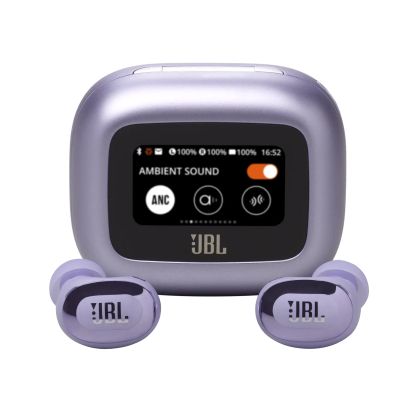 Блутут слушалки-тапи JBL Live Buds 3 - Лилав