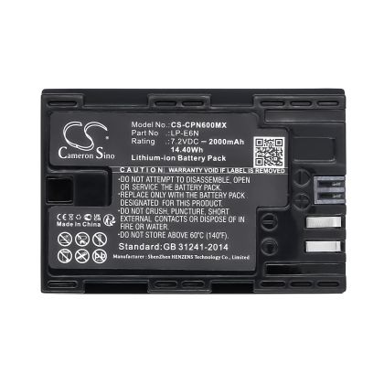 Батерия за фотоапарат CANON EOS 5D, EOS 60D LiIon 7.2V 2000mAh  Cameron Sino