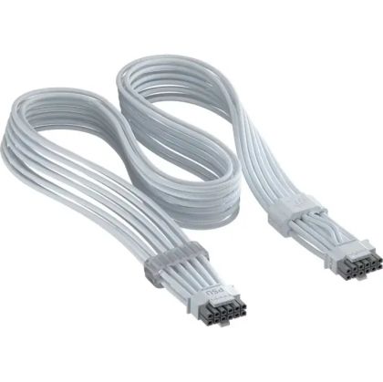 Кабел за видеокарта Corsair ThermalProtect Universal PCIe 5.1 600W 12V-2x6 - Бял