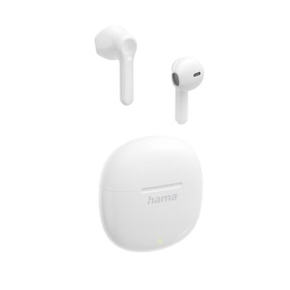 Hama Блутут слушалки "Action One", TWS, Earbuds, бял