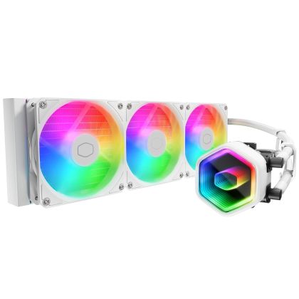 Охладител за процесор Cooler Master Master Liquid 360 Core II White ARGB