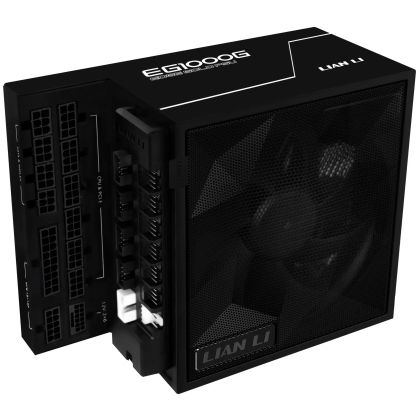 Захранващ блок Lian Li EDGE 1000W 80+ Gold PCIe 5.1, ATX 3.1 - Черно