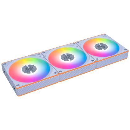 Вентилатори 3бр Lian Li UNI FAN CL Wireless ARGB PWM - 120 mm Бели + Контролер