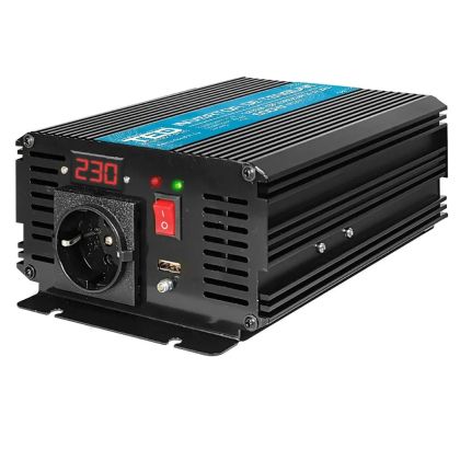 Инвертор 12/220 V DC/AC 500/1000W Pure Sine Wave TED000422 TED ELECTRIC