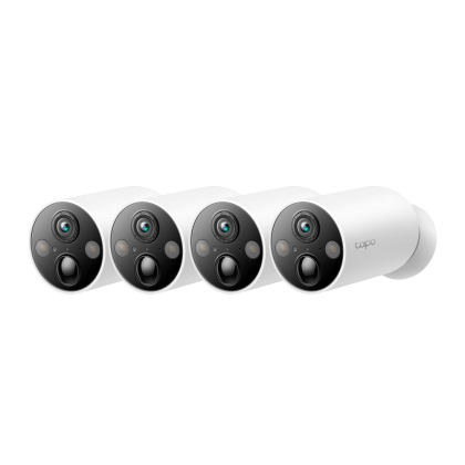 Охранителна WiFi камера TP-Link Tapo C425, Външен/вътрешен монтаж, WiFi - 4 Броя