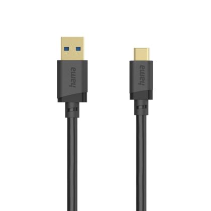 Кабел  USB-C - USB- А мъжко,USB 3.2 Gen 1, 0.75м, 5Gbit/s