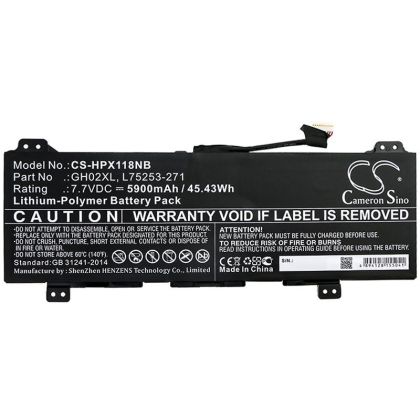 Батерия  за лаптоп HP Chromebook 14 G6 10X23EA; Chromebook X360 13B-CA0000SI; HSTNN-DB9M LiPo 7.7V 5900mAh CAMERON SINO