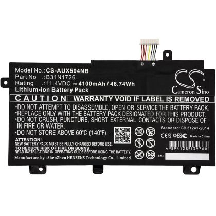 Батерия за лаптоп  ASUS FX504, TUF Gaming A15 FA506IC-HN075W, TUF Gaming FX505DD-AB71-CA, B31BN91 LiPo 11.4V 4100mAh CAMERON SINO