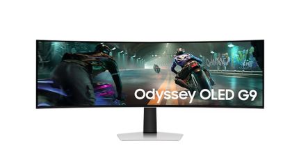 Монитор Samsung LS49DG910, 49" Odyssey G9 GAMING, Curved OLED, 1800R, 144Hz, Smart. 32:9, 5120 x 1440, Display Port , HDMI,Micro HDMI, USB Hub, Silver