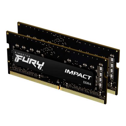 Памет Kingston Fury Impact 32GB(2x16GB) SODIMM DDR4 3200MHz CL20 16Gbit - KF432S20IBK2/32