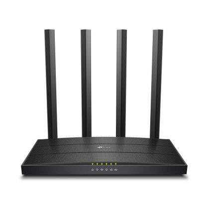 Безжичен рутер TP-Link Archer C6U AC1200, 2.4/5 GHz, 300 - 867Mbps, 10/100/1000