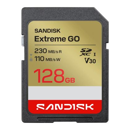 SanDisk Карта памет Extreme GO SD UHS-I Card 128GB