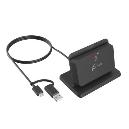j5create JUR261-N USB Smart card/CAC reader картов четец със стойка
