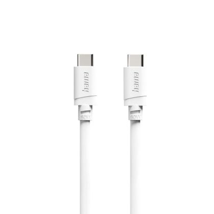 HAMA Кабел USB-C - USB-C, 60W, 2 м, бял