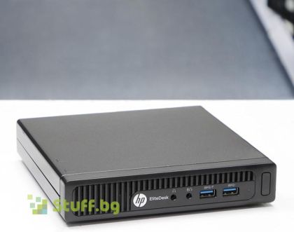 Реновиран настолен компютър HP EliteDesk 705 G3 DM AMD A12 PRO-9800E 8GB 256GB SSD