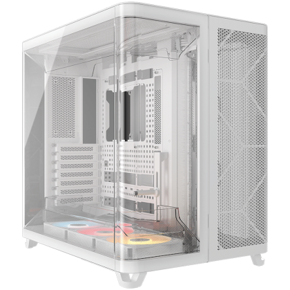 CORSAIR AIR 5400 RS-R ARGB Tempered Glass Mid-Tower, White