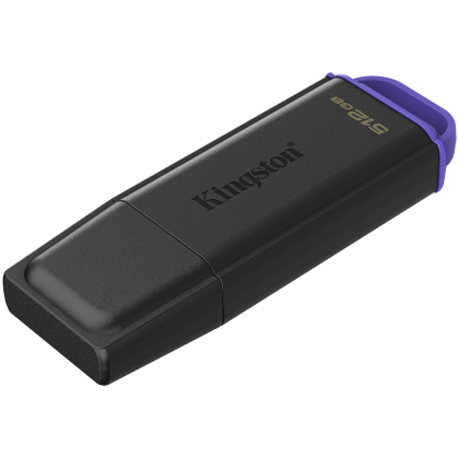 KINGSTON 512GB Portable USB 3.2 Gen 1 DataTraveler Exodia Black/Purple