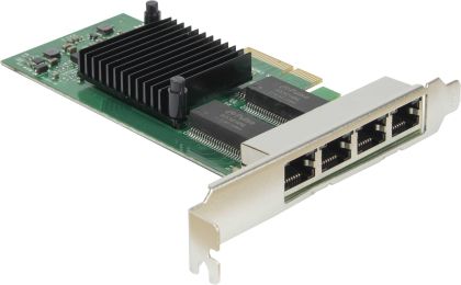 Мрежова карта Inter-Tech Argus ST-7238 PCIe, 4xRJ45 10/100/1000