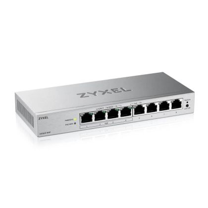 Суич ZyXEL GS-1200-8HPV3, 8 портов, Gigabit, webmanaged