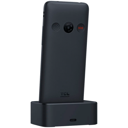 2.8 inch Featurephone large display with big button, Loud speaker, 1500mAh battery, 4G VoLTE Connectivity, Dark Grey