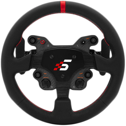 SIMAGIC GT1 Round Steering Wheel, Shifter Paddles, Leather, QR70 Included. S209