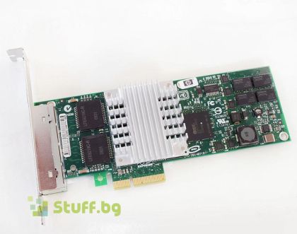 Реновирана мрежова карта HP NC364T 4-port 1Gb Ethernet