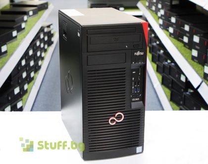 Реновирана работна станция Fujitsu Celsius W570 Tower Xeon Quad-Core E3-1245 32GB 512GB SATA
