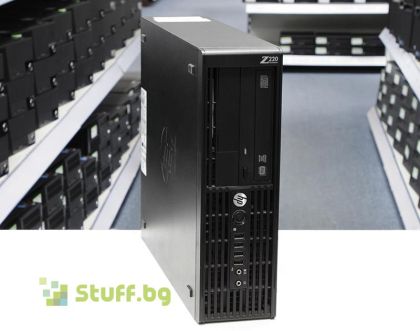 Реновирана работна станция HP Workstation Z220SFF Xeon Quad-Core E3-1230 12GB 128GB SATA