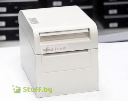 Реновиран POS принтер Fujitsu FP-510II White черно-бял ролка 80mm