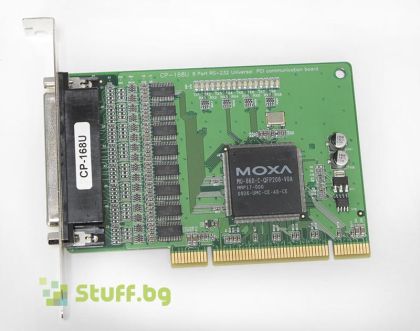 Реновиран PCI контролер Moxa CP168U RS-232 Universal PCI