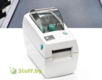 Реновиран POS принтер Zebra LP 2824 черно-бял етикет 56mm