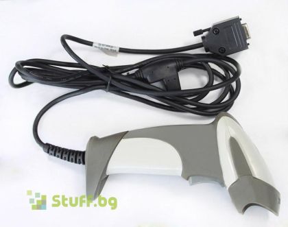 Реновиран баркод скенер Metrologic MS9590 Voyager GS Silver ръчен 1D RS-232
