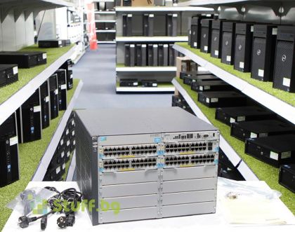 Разопакован мрежов суич HPE ProCurve 5412-92G-PoE+ v2 zl J9532A 92x1GbE + 2xSFP+ PoE+