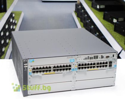 Разопакован мрежов суич HP 5406-44G-PoE+ v2 zl J9533A 44x1GbE + 2xSFP+ PoE+