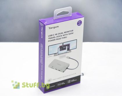 Targus USB-C Dual HDMI 4K Docking Station with 100W PD Pass-Thru DOCK423EU