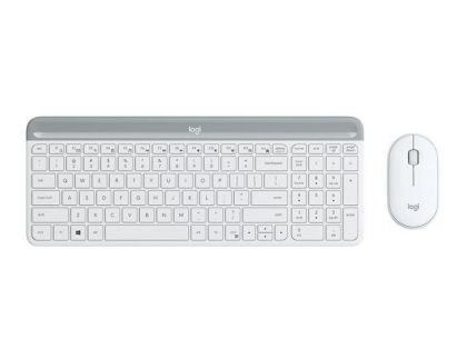 Комплект клавиатура и мишка Logitech MK470 Slim US безжичен (920-009205)