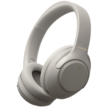 Безжични слушалки Canyon OnRiff 6 ANC Bluetooth 5.3 ANC до 25ч сиви (CNS-CBTHS6GY)
