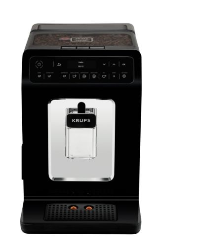 Кафеавтомат Krups EA890810, Evidence Fully Auto Espresso Machine, 1450W, Led display, 2.3l water tank, black/chrome