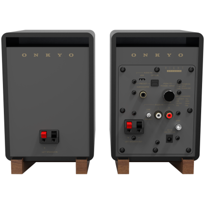 Onkyo Creator Series GX-10DB Powered Speakers, Black, pair