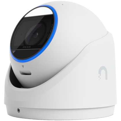 Ubiquiti UVC-G6-Pro-Turret-W All-weather tamper-resistant 4K PoE+ camera with a Multi-TOPS AI engine, 2.36x optical zoom, and a large 1/1.2" CMOS sensor for exceptional low-light clarity and long-range IR night vision